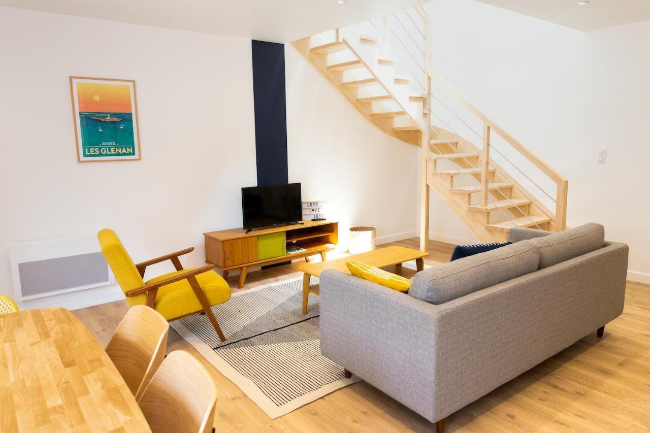 Port De Sainte-Marine : L'Ilot - Duplex & Terrasse Apartment Combrit ภายนอก รูปภาพ
